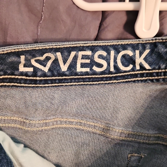 NWT Lovesick Blue Flare Denim Jeans - Picture 5 of 9